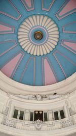Low angle view of arch window
