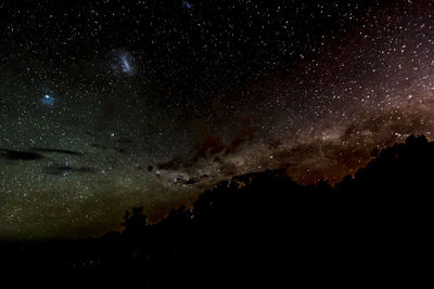 Scenic view of sky at night