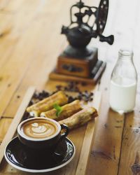 Close-up of drink on table