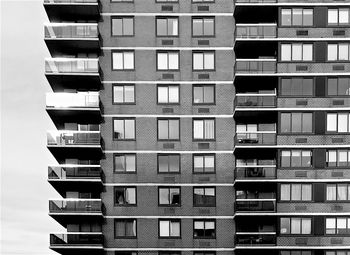 Low angle view of apartment building