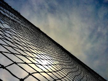 Low angle view of built structure against sky