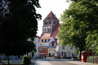 Low angle view of church