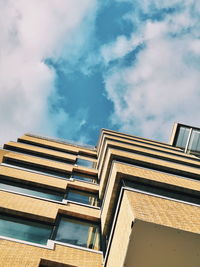 Low angle view of building against sky