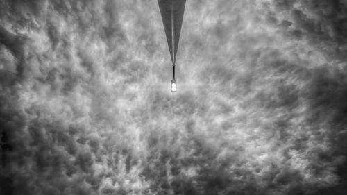 Low angle view of storm clouds in sky