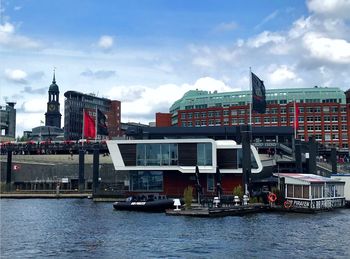 View of buildings at waterfront