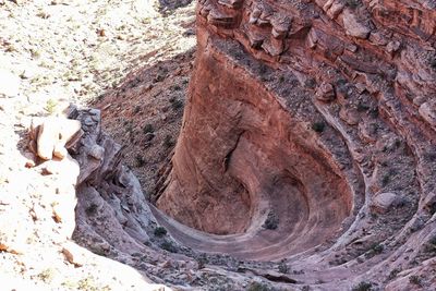 View of rock formation