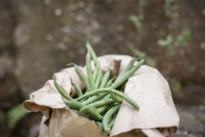 Close-up of fresh vegetables on table