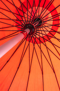 Full frame shot of red umbrella