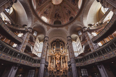 Low angle view of dome of building