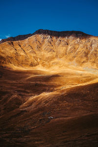 Scenic view of mountain against sky