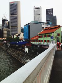 Modern buildings in city