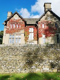 Low angle view of old building