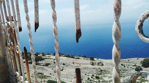 Panoramic view of beach against sky