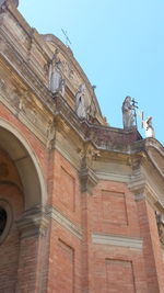 Low angle view of historical building