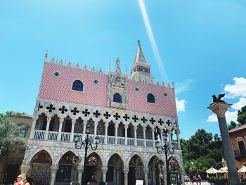 Low angle view of building against sky