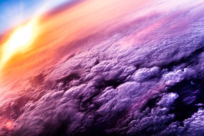 Scenic view of sky at sunset