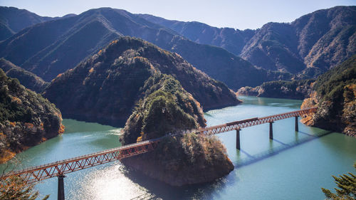 Landscape with iron bridge