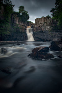 View of waterfall