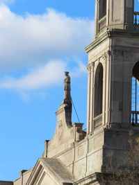 Low angle view of historical building against sky