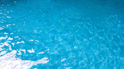 High angle view of swimming pool