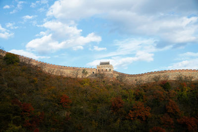 View of fort against sky