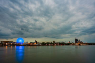 Panoramic view of cologne cathedral, germany.