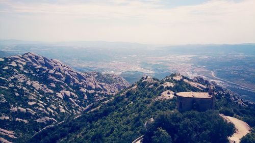 Aerial view of landscape