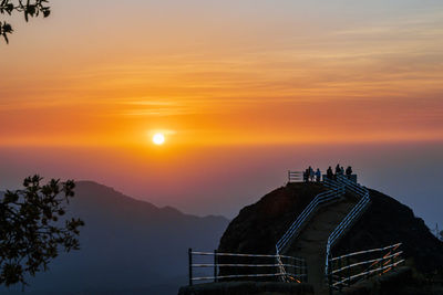 Sunset from the elephant head point, mahabaleshwar 