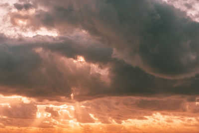 Low angle view of sky