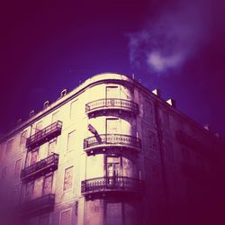 Low angle view of building against sky