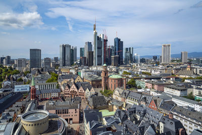 City view of frankfurt am main