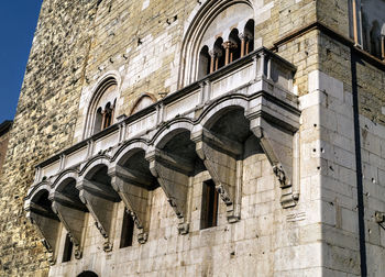 Low angle view of old building