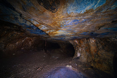 Rock formation in cave