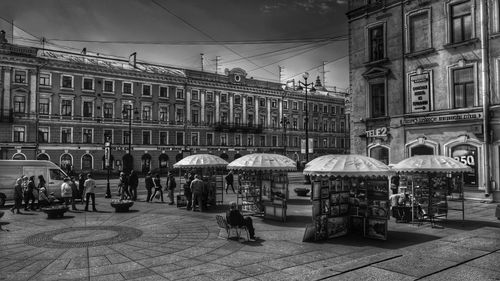 Buildings in city