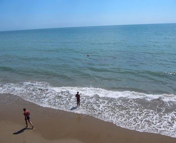 People on beach