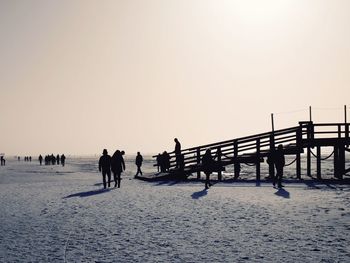 People at sunset