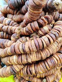 Full frame shot of shells