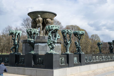 Statues at the vigeland park