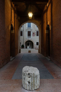 Corridor of building