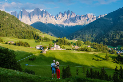 Panoramic view of landscape against sky