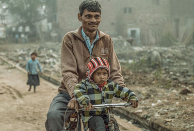 Portrait of smiling boy
