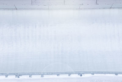 View of frozen lake