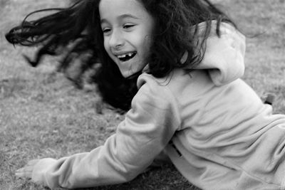 Close-up of young woman