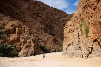 Majestic rock formations in the desert