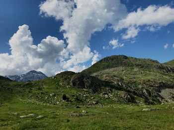 Scenic view of landscape against sky