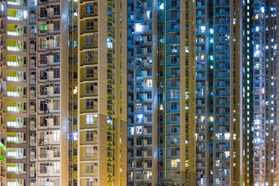 Full frame shot of apartment building