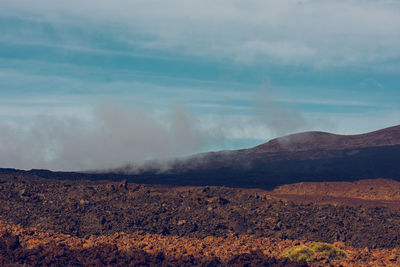 Scenic view of landscape against sky