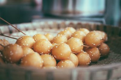 Close-up of food for sale at market stall