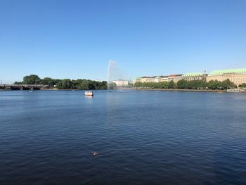 View of city at waterfront