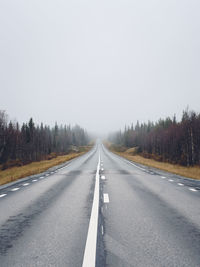 View of country road